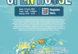 OPEN HOUSE - How TTO Support HKU Research Community | 3 pm – 5 pm, July 27, CPD – G.03